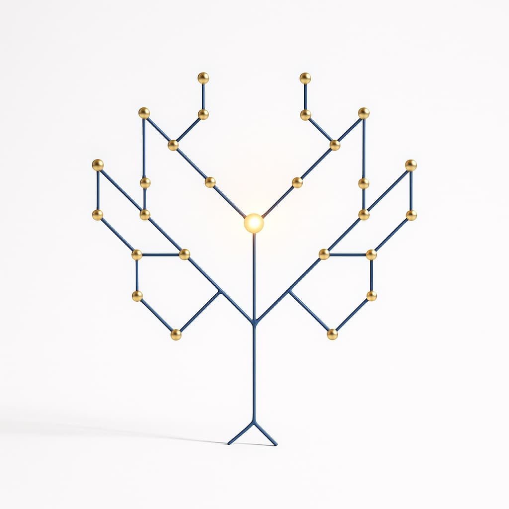 A cobalt Merkle-tree lattice converging to one gold node